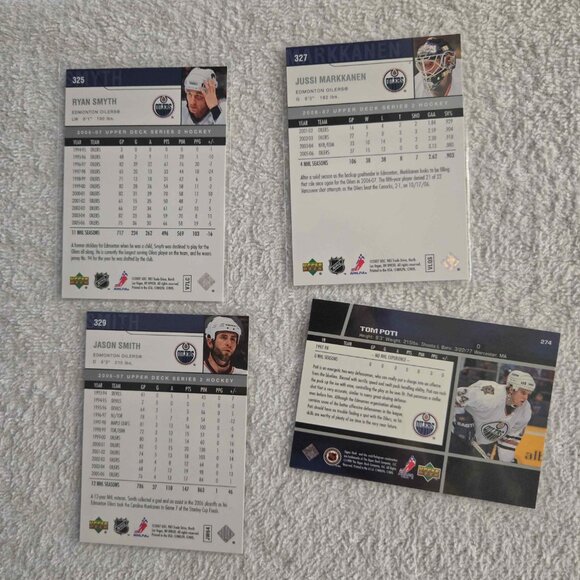 15-Card Edmonton Oilers Lot - Ryan Smyth, Bill Ranford HOF & 2006 Stars - Picture 7 of 9